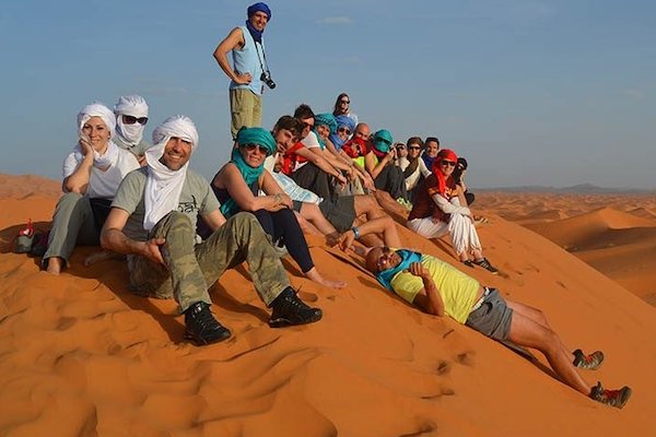 Morocco desert trekking